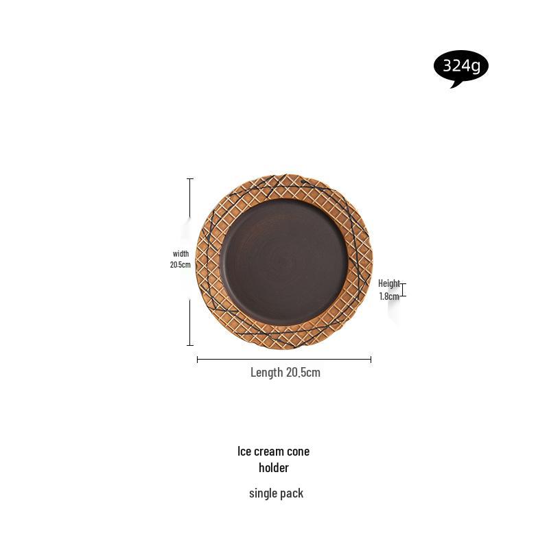 

Стильный ретро керамический набор чашка и тарелка: Идеально для кофе, завтрака, чая или десерта.