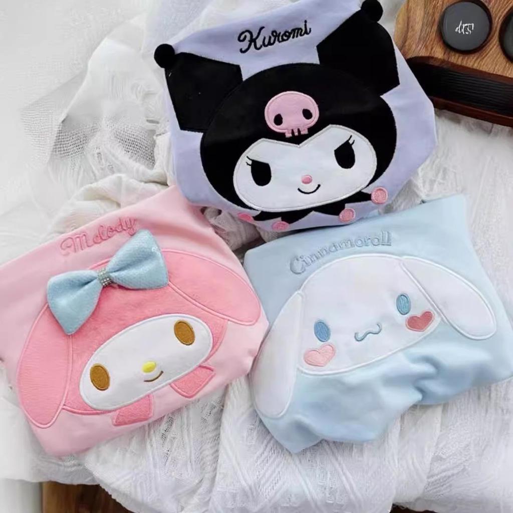 Tricou de desene animate pentru fete Kuromi & Cinnamoroll - Mânecă scurtă Melody Top casual