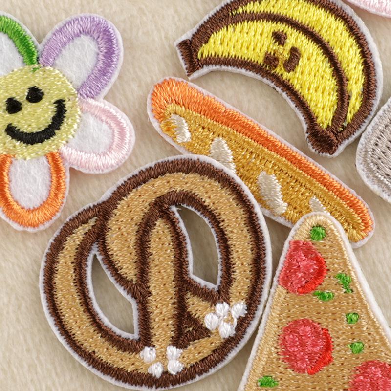 Korean Hot Sale Cartoon Food Embroidery Patch - Clothing Accessory