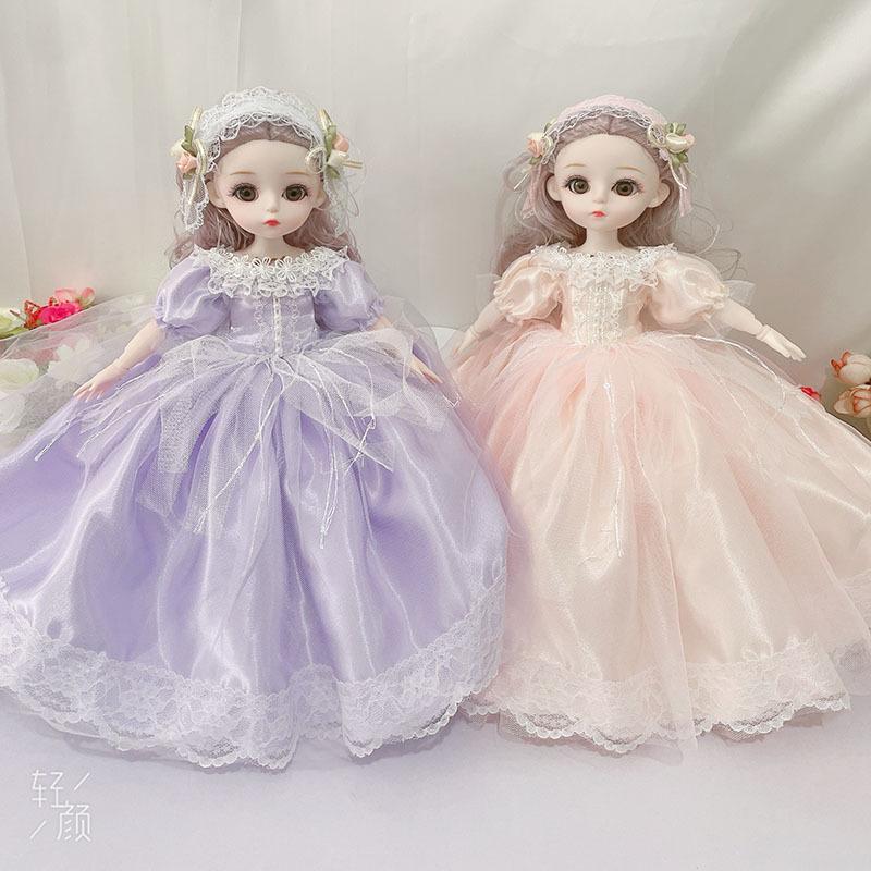 30cm Bjd Doll Toy Attractive Eyes Multiple Movable Ball-jointed Anime Figure Toy