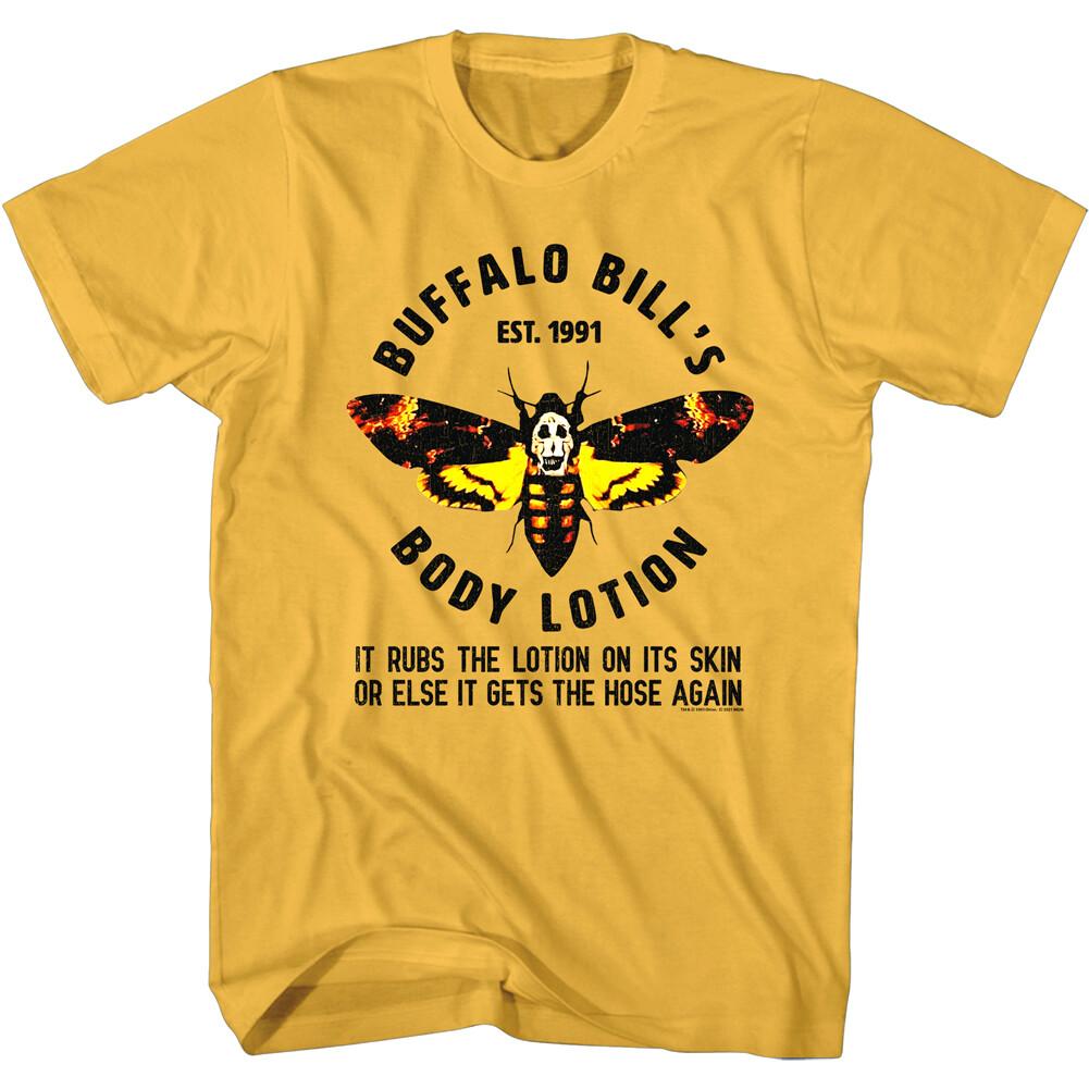 Silence of The Lambs Buffalo Bill Body Lotion Men T Shirt 1991 Death Skull S