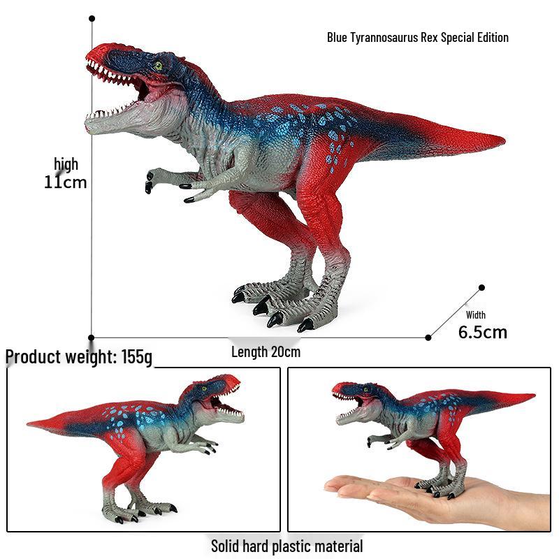 Children's Jurassic Dinosaur Toys: Gigantosaurus & Tyrannosaurus Rex Models