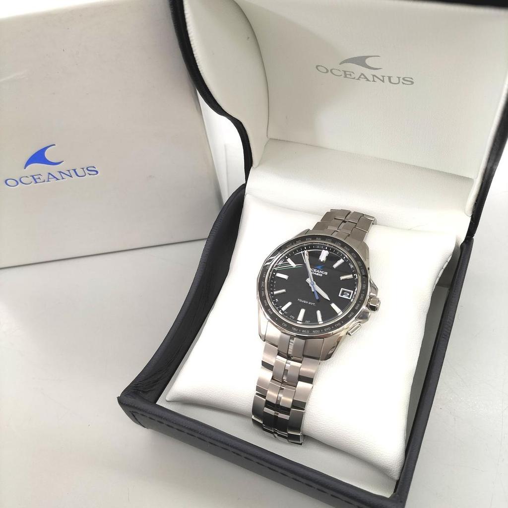 Used CASIO OCW-S400 Solar Radio Watch OCEANUS