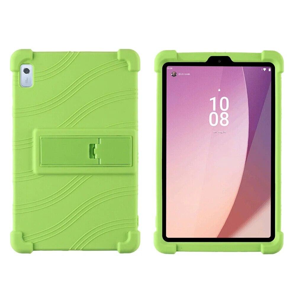 For Tab M8 4th Gen TB-300FU/XU Shockproof Kid Soft Silicone Stand Case Cover For Lenovo Tab M9 HD TB-310FU/XU9 9.0