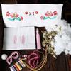 Handmade Embroidery DIY Kit Mid-Autumn Festival Sachet Lotus Rabbit Pomegranate Rabbit Dragon Boat Festival Zodiac Year Gift Pendant