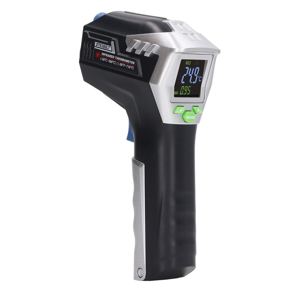 Infrared Thermometer LCD Screen Backlit Display Auto Shutdown Low Battery Indication Industrial
