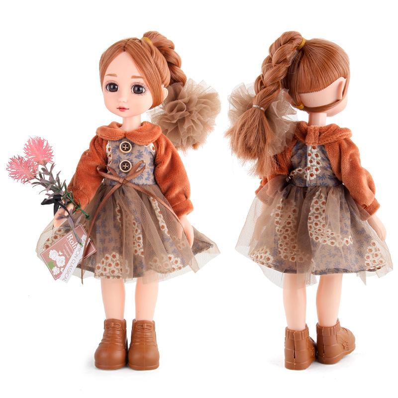 12 Inch Fat Child Doll Classic Version Play House Girl Toy New Gift Fashion Clothing Ornament