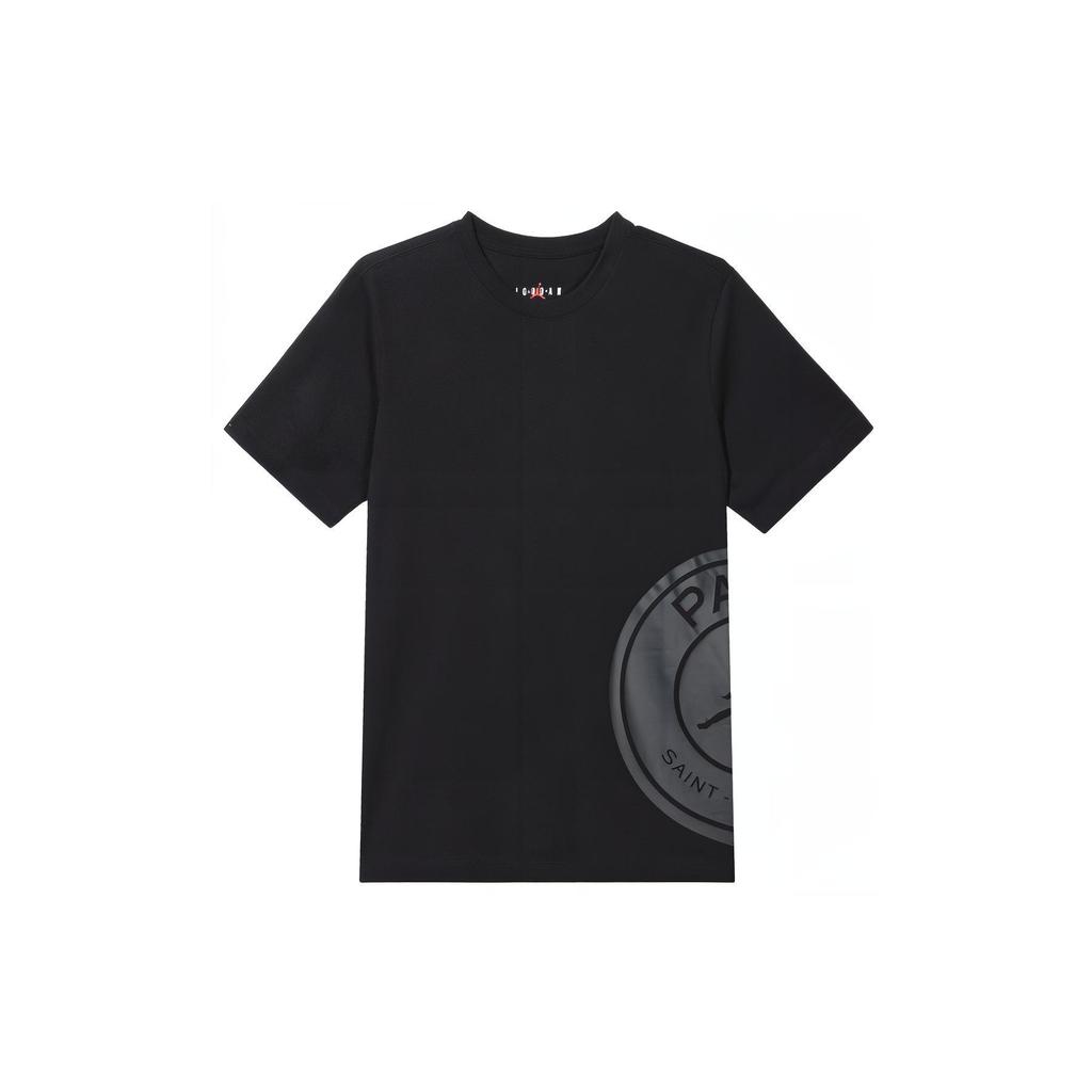 Jordan T Shirts Men's Black Crew Neck Moderate DZ2918-010