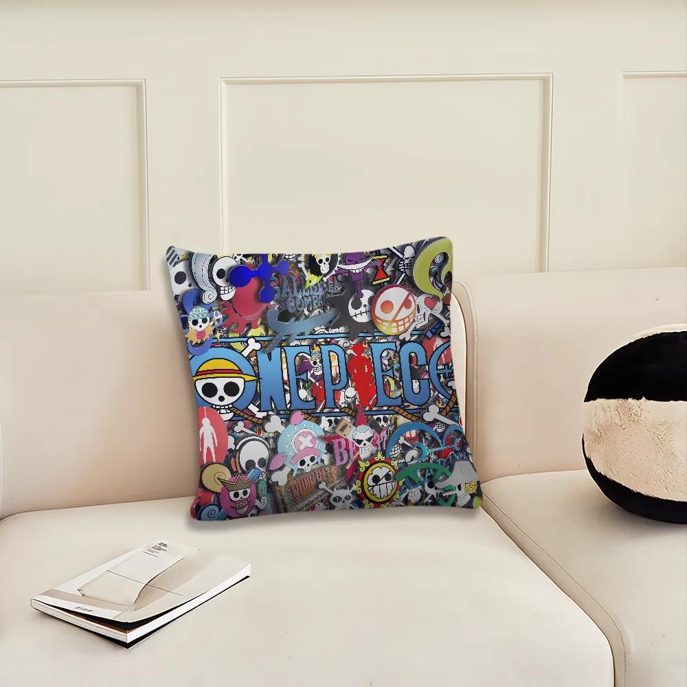 Cartoon Throw Pillow Covers Living Room Decoration Printed Sofa Cushion Cover Polyester Soft Pillowcase