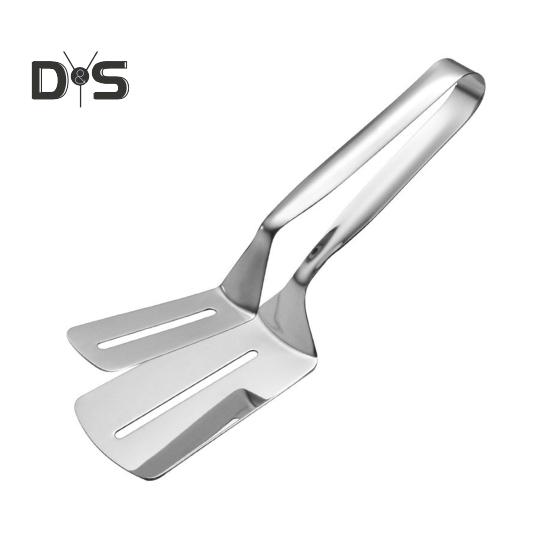 

Двусторонний зажим для лопатки, щипцы для гриля, зажим для гриля, щипцы для приготовления пищи на гриле, нержавеющая сталь, многоцелевые кухонные щипцы для дома и улицы Small