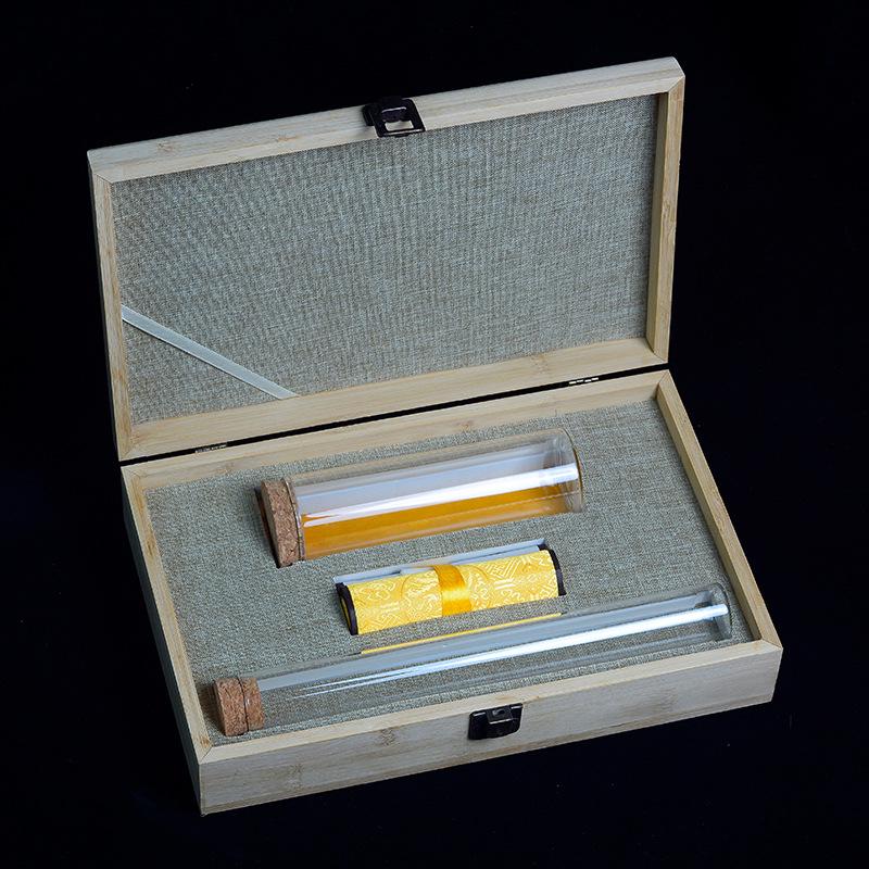 Retro Pearl Gift & Accessory Set with Brocade Gloves and Velvet Pipe Box