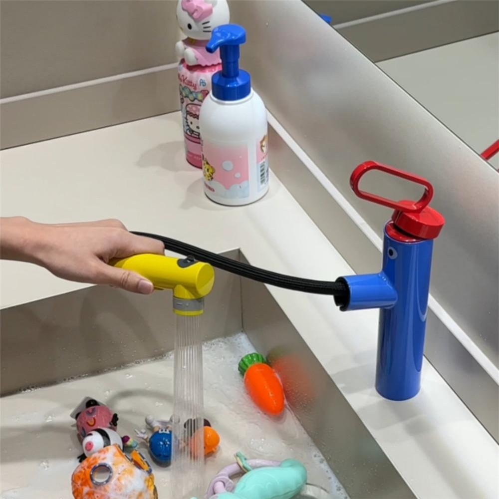 Rubinetto da Bagno Colorato con Doccetta a Mano Rubinetto per Lavabo Caldo e Freddo Rubinetto in Ottone per Lavabo da Bagno Rubinetto Rotante per Lavabo