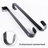 Wreath Hooks For Door Ultra Thin Design Made Of Metal Material Lightweight Convenient Smooth Surface Does Not Hurt Fingers