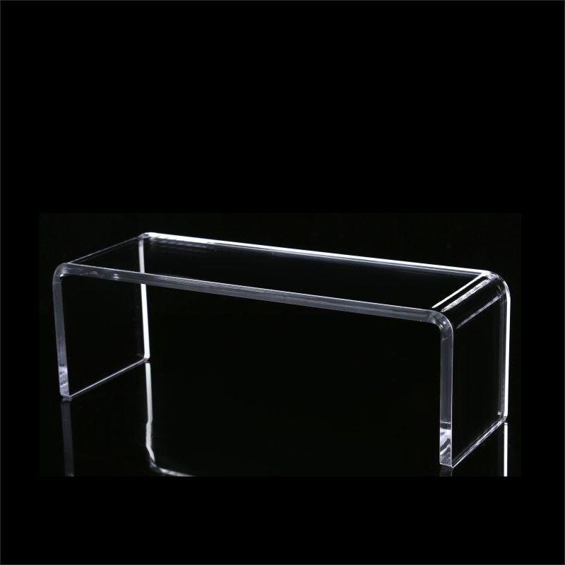 Acrylic Display Riser,Thicken 8mm Clear Display Shelf for Cupcake Stand,Figurines,Collectibles Kitchen Bathroom Home Organizer