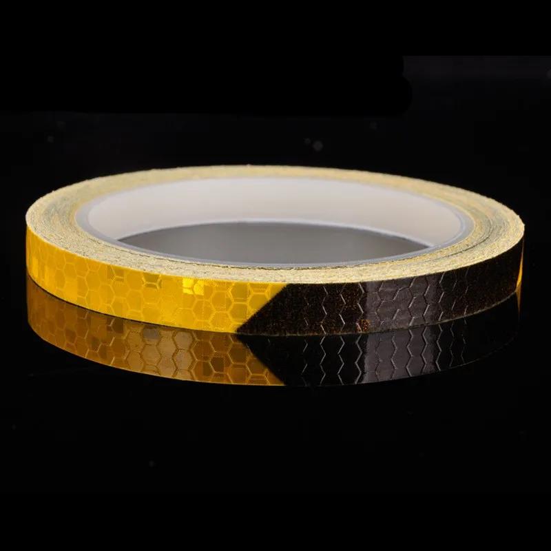 8M Car Reflective Sticker Tape Automatic Motorcycle Night Safety Driving Reflective Warning Stickers Decoration Protective Tape