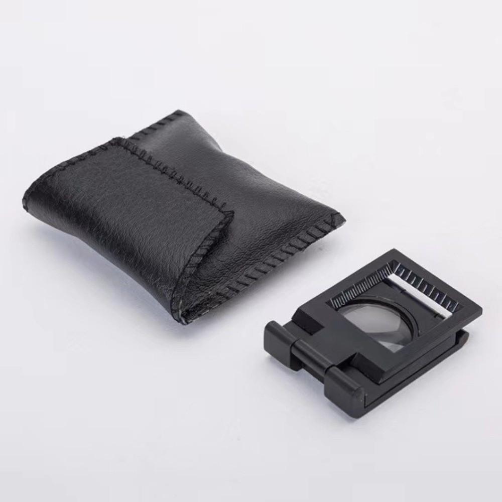 Foldable Folding Magnifier LED Lights Magnifying Glass Reading Aid Linen Tester  Jewellery Loupe