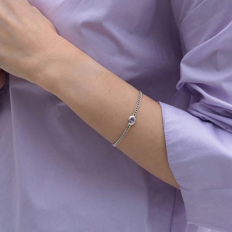 

ma.mo lavender amethyst bracelet sterling silver 925