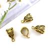 Antique Gold Alloy Metal Charm Pendant CharmClip Clasp Bail Beads Hanging Connectors for DIY Bracelet Necklace Jewelry Making
