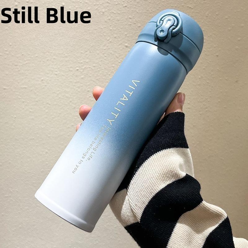 

Gradient Color Portable Vacuum Water Bottle Office Stainless Steel Insulated Coffee Mug Insulated Mugs 500ml