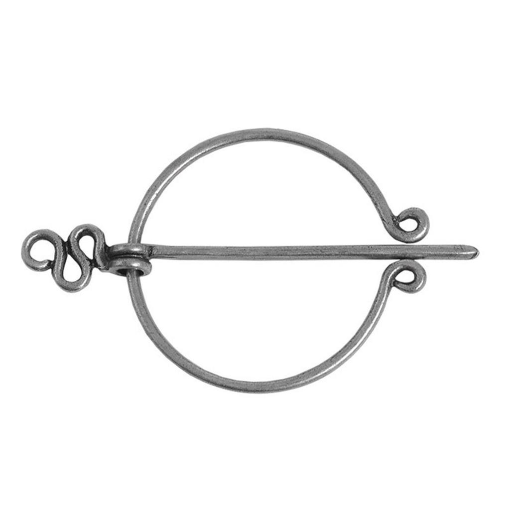 Nordic Style Metal Simple Brooch Suit Scarf Clip Brooch Pin Fashion Jewelry for Coats Jackets Sweaters Suit