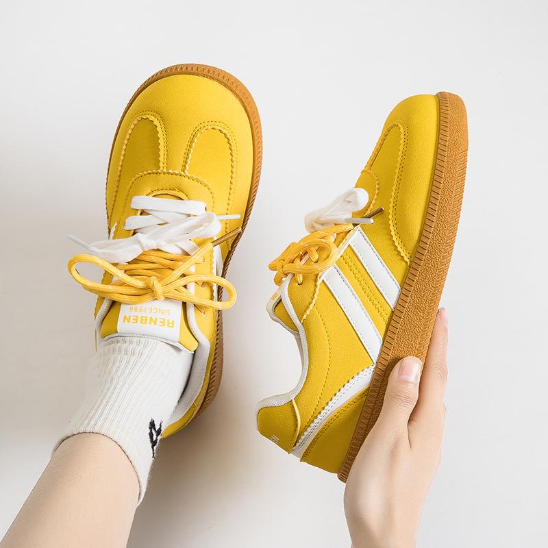 

Autumn and summer new board shoes high value trendy versatile student little white shoes women s shoes 35 жёлтый