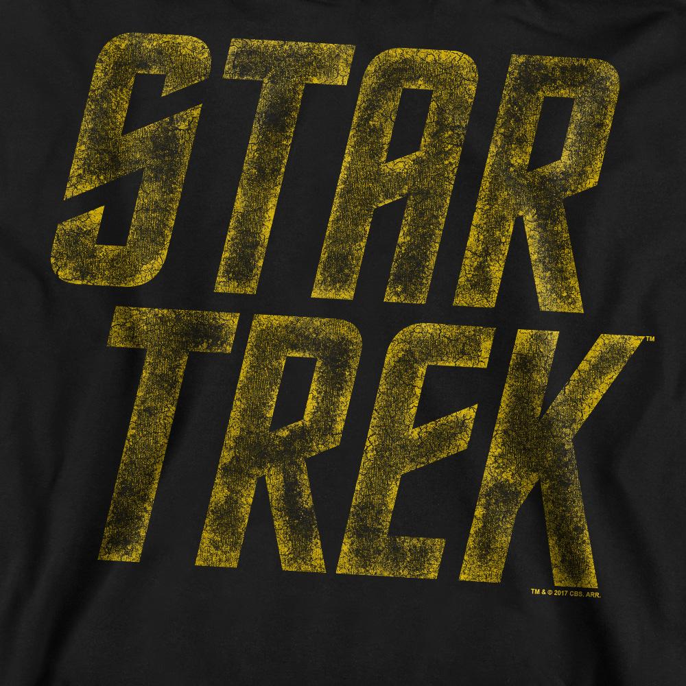 STAR TREK Unisex Adult Distressed Logo Sweatshirt