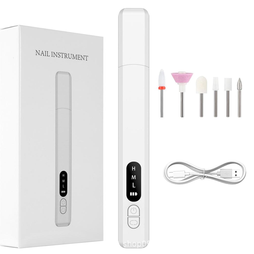 Cordless Electric Nail Grinder & Polisher: Portable Manicure Tool