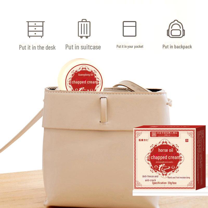 Horse Oil Creme für rissige Hände und Füße im Winter