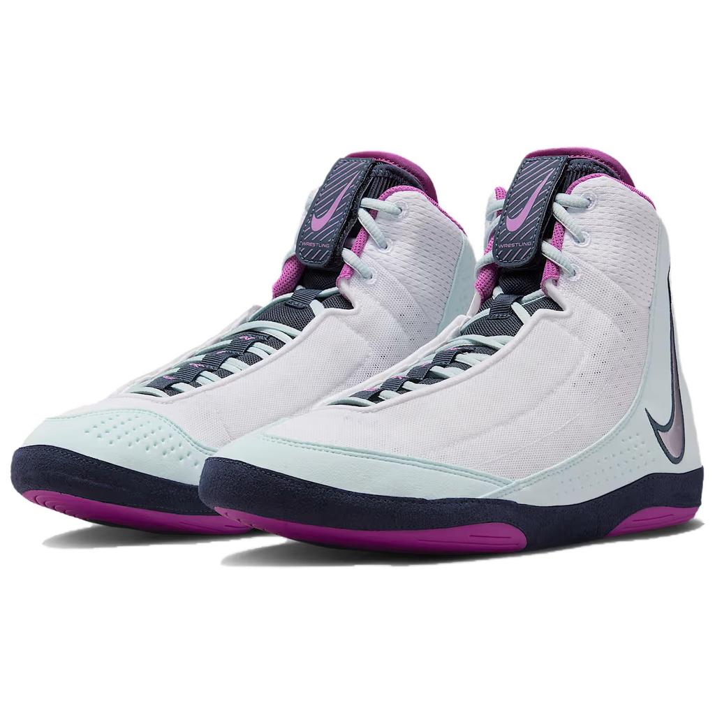 Nike Inflict 4 White Glacier Blue Violet Unisex Sneakers Obsidian Hyper-Violet HM9674-103