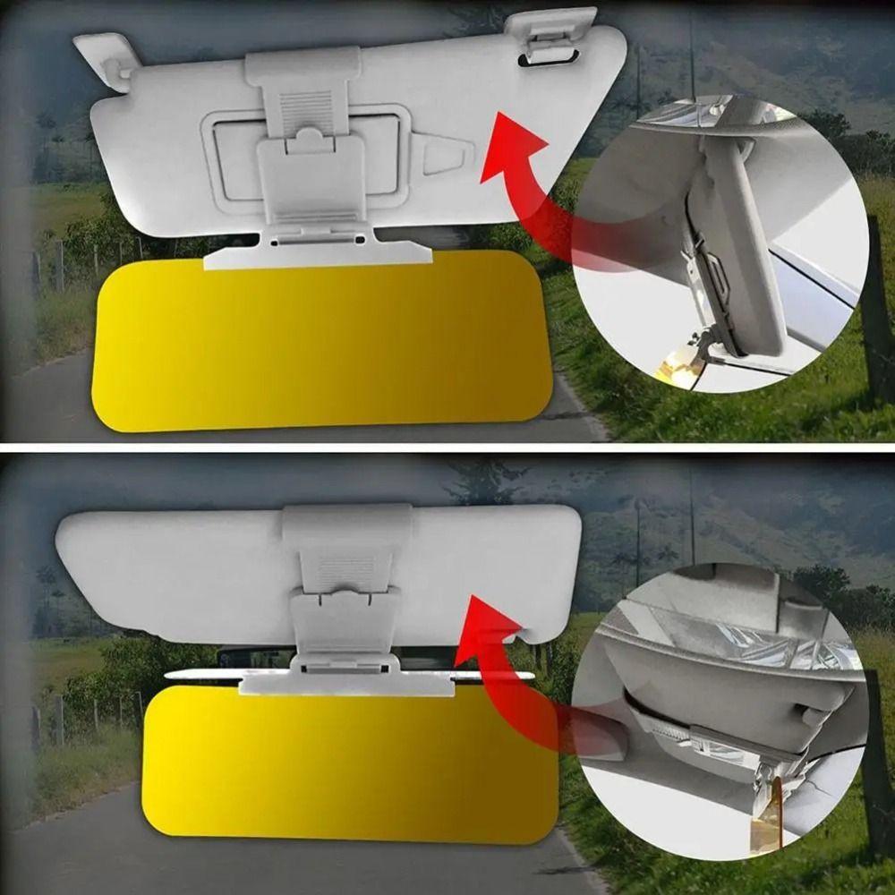 Clip-on Car Auto Sun Visor 2 In 1 Polarized Sunshade Plate Car Windshield Extender  Car Accessories