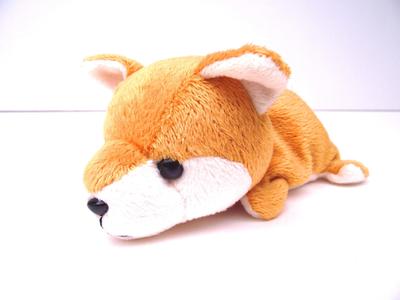 Little Beans Shiba Inu Plush Toy Orange