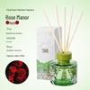Floral Series Rattan Diffuser: Long-Lasting Flameless Essential Oil Air Freshener & Aromatherapy Gift Box