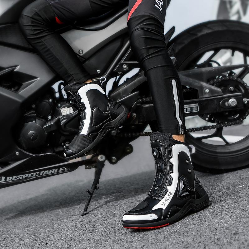 Winter Fur Style Pro Waterproof Commuting Boots Off-road Rally Motorcycle Shoes Men Women's Moto Travel Outdoor Leisure Boots