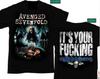 Men's and Women's T-shirts Nightmare Sevenfold Your Avenged It's 2 Side T-Shirt
