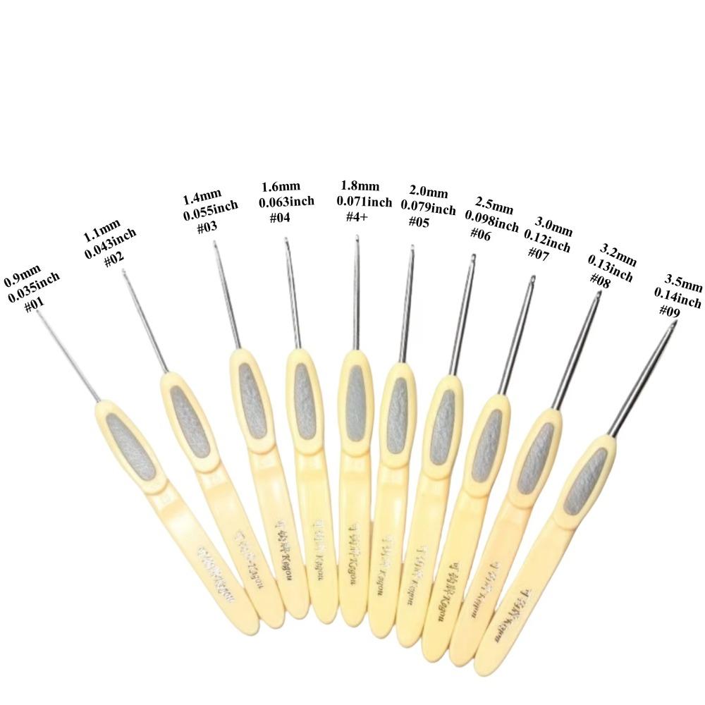 Haczyk ze stali nierdzewnej do szydełkowania Włóczka Splot Drut do robienia na drutach Nowy Sweter Igła do szydełkowania Tkactwo swetrów