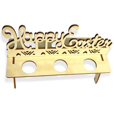 Easter Decoration Egg Rack Cute DIY Tray Shelves Reusable Festival Kitchen Display Ornament Happy Household Children
