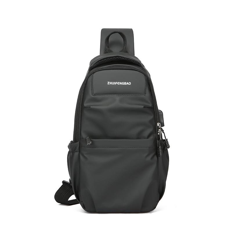 Simple and Versatile Men's Chest Bag Light and Casual Men's Bag Crossbody Backpack Single-shoulder Bag