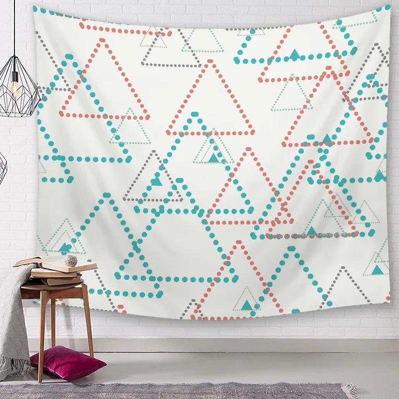 Geometric Shawl Blanket Indian Wall Tapestry Mandala   Boho Yoga Mat Beach Towel