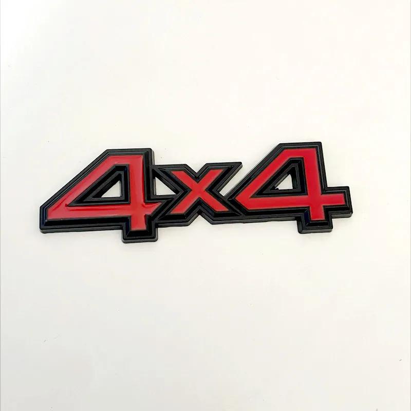 

New 3D Metal 4X4 Letter For Car Trunk Front Grill RC Jeep 4X4 Sticker CJ7 XJ Off Road Compas Grand Cherokee Emblem Badge