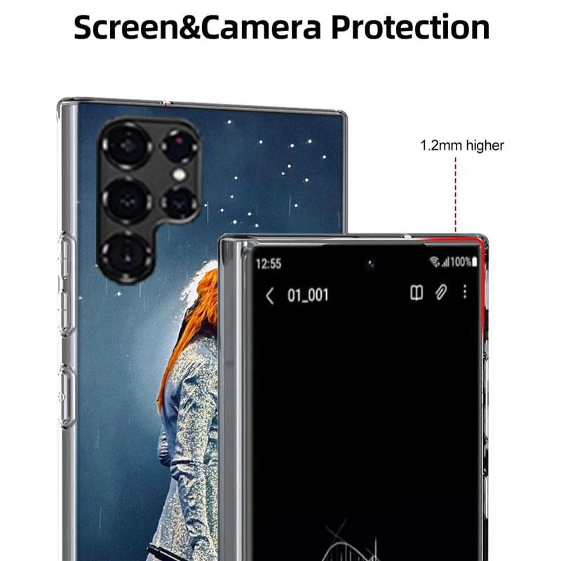 Mylene Farmer Cases Phone Case for Samsung Galaxy S26 Ultra S25 Edge S24 S23 FE S21 Plus S20 S22 S10 Cover TPU Capa Shell Shockp