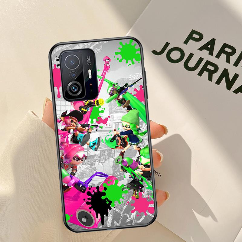 Game Splatoon Case For POCO X5 Pro X3 X4 F4 GT F3 C40 M5s F5 Pro Cover For Xiaomi 11T 12T 12 13 Pro Lite