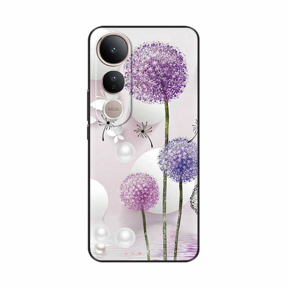 For Vivo V50 Lite Case Cute Cartoon Painted Phone Case For Vivo V50 Lite 4G 5G Protection Shockproof Shell Back Cover Protection