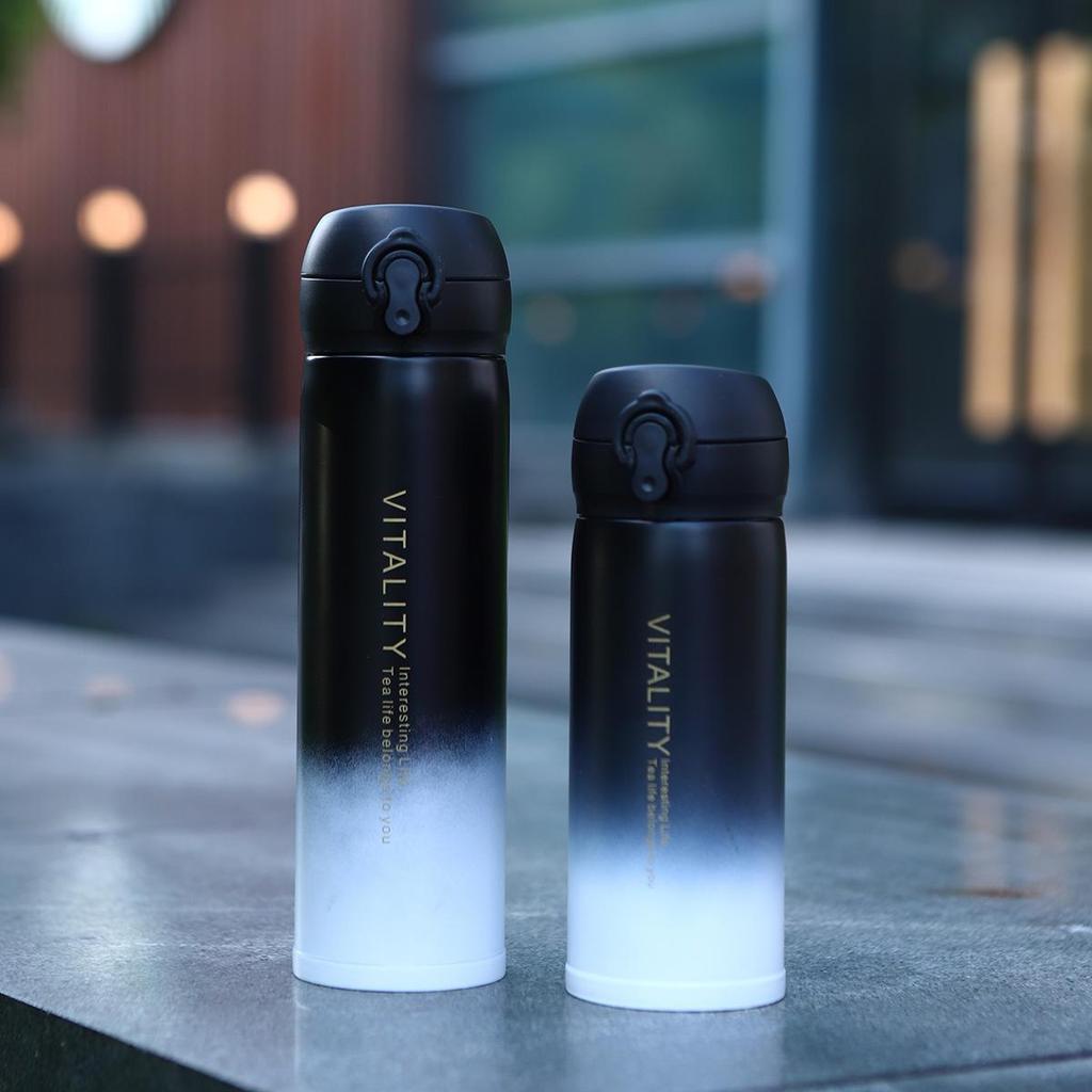 Premium Thermos Steel 304 Stainless Cup With Bounce Cover Perfect For Business Or Commemorative Gifts