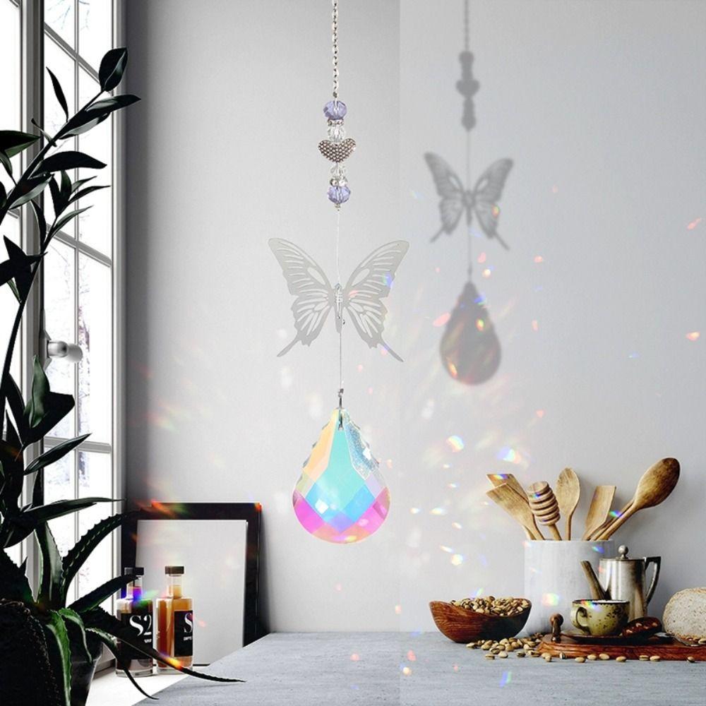 

Ornament Hanging Pendant DIY Outdoor Decor Suncatcher Lamp Ball Pendant Wind Chime Crystal Pendant