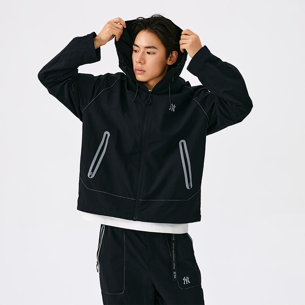 New MLB New York Yankees Basic Collection 25FW Jacket Unisex Standard Black 3AWJB0454-50BKS