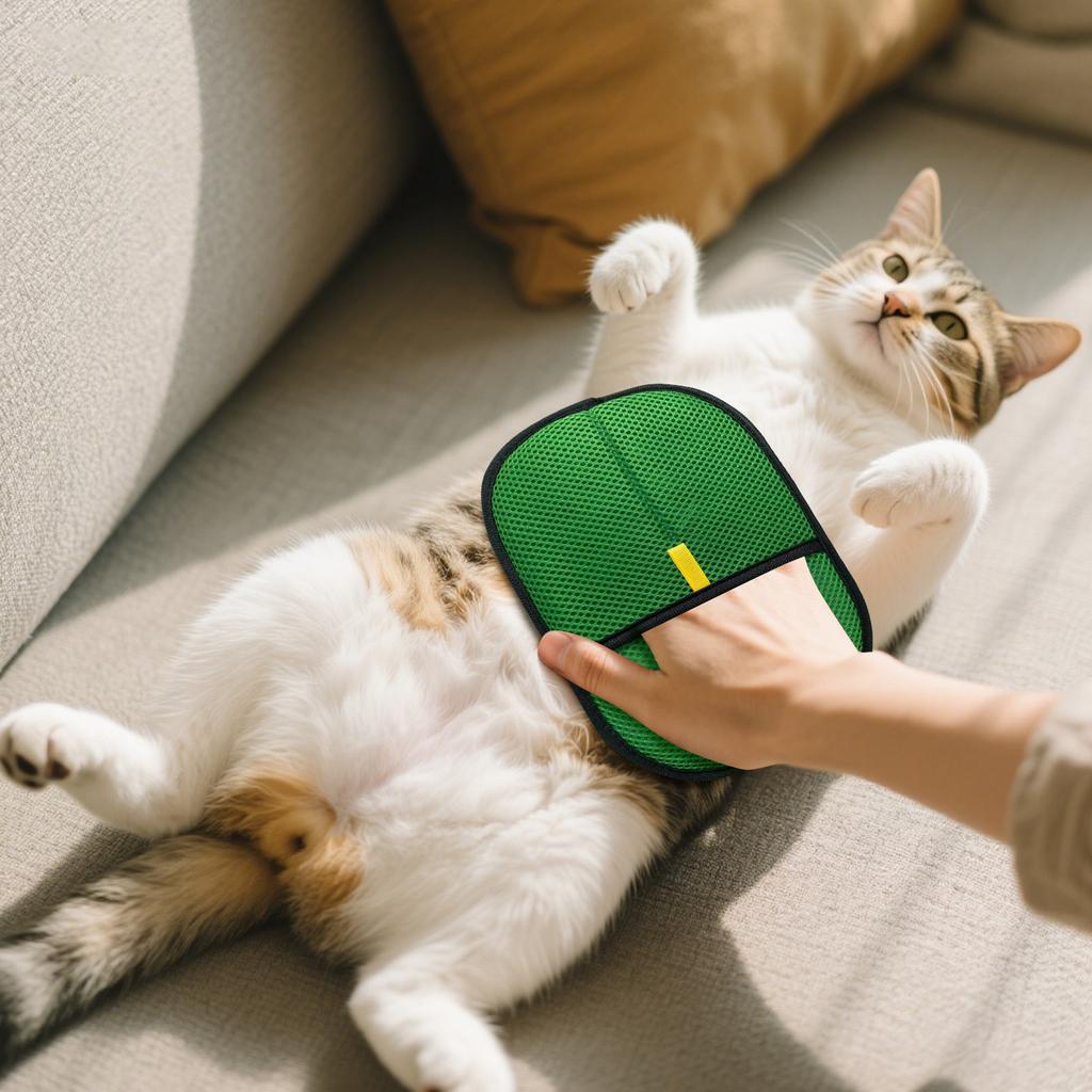 Double Sided Grooming Glove, Grooming Glove For Pet, Pet Grooming Gloves, Versatile Grooming Gloves, Pet Brush Glove For Dogs And Cats