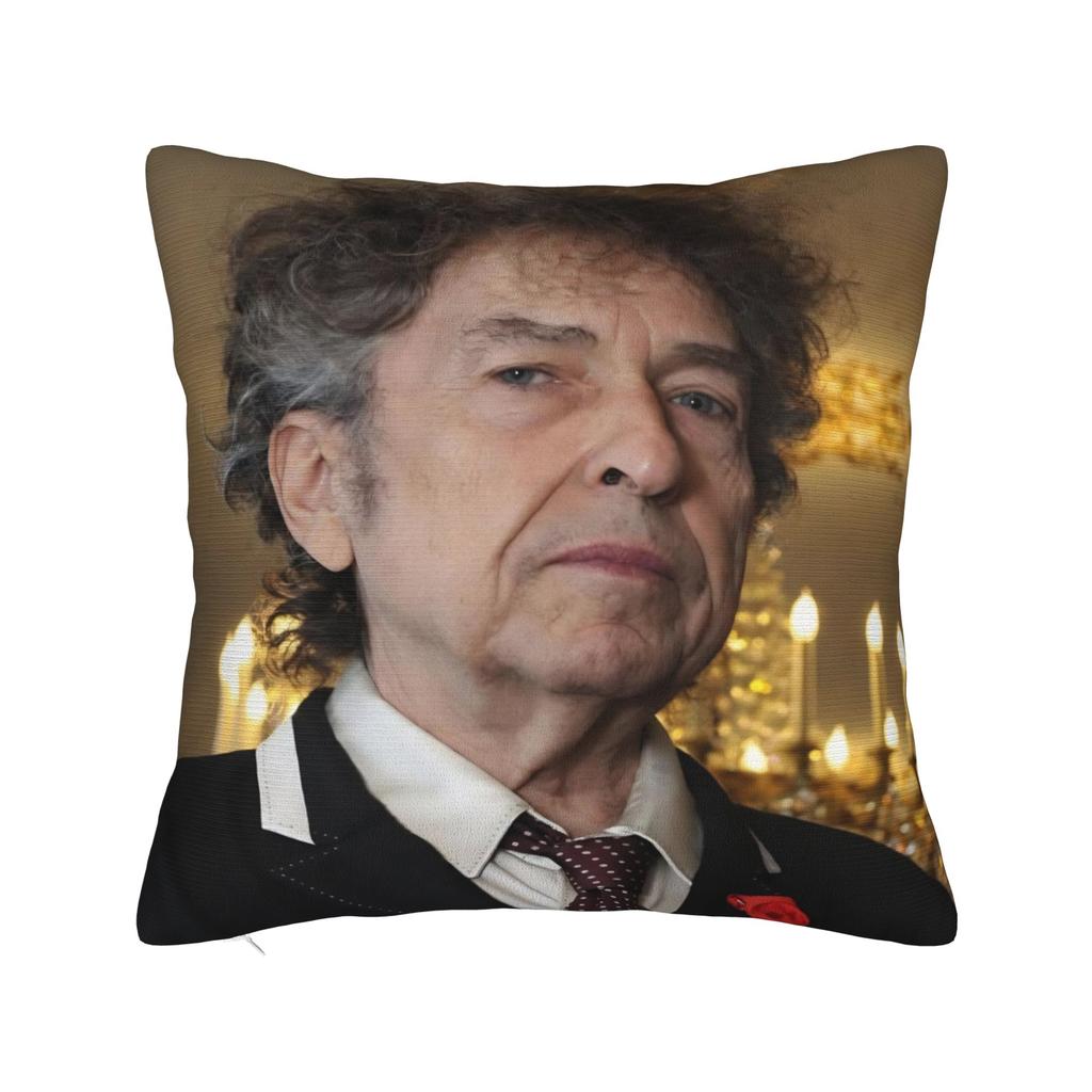 Decorative Pillow Cover Bob Dylan Singer Merch Seater Pillow Case Cover Zipper Multiple Sizes
