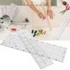 2Pcs Quilting Ruler MultiFunction Sewing Drawing Drafting Crafts Scale Measuring Tool