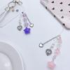 Cute Star Bead Tassels Pendant Phone Straps Lanyard Pocket Keychain Strap Backpack Charm Car Keys Decoration Chain