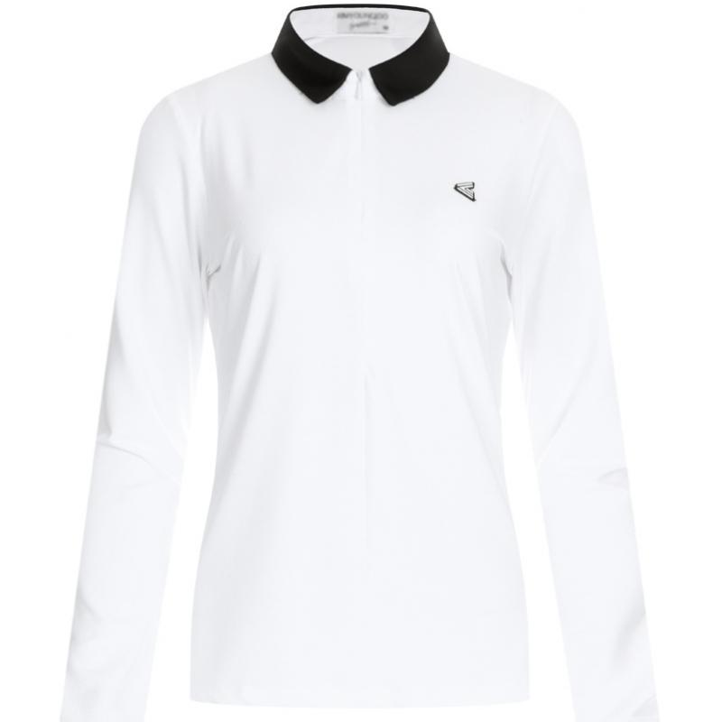 Shop   Women Golf Wear Zip Long Sleeve T shirT Black Lb Wsh 226